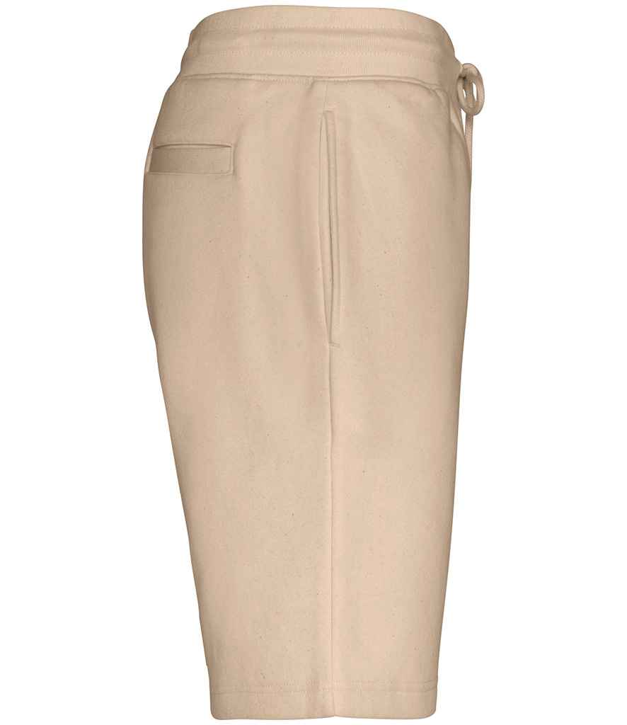 Native Spirit Bermuda Sweat Shorts in Wet Sand, side view
