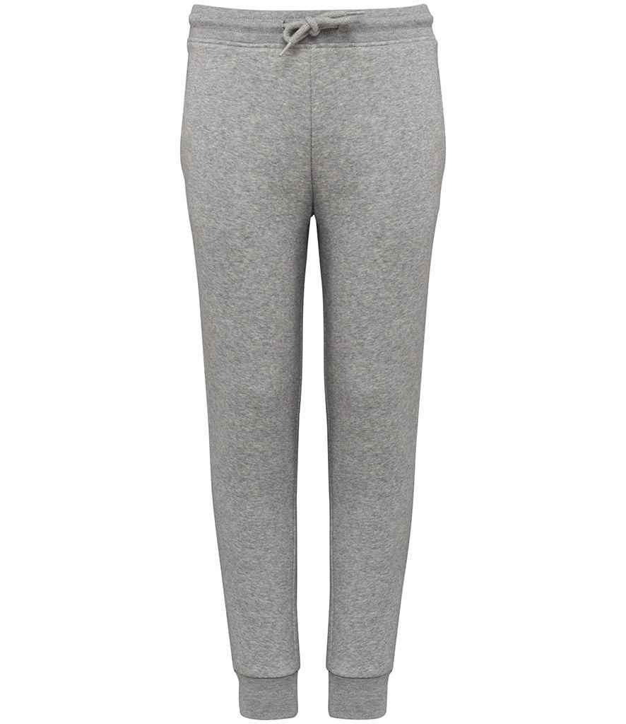 Native Spirit Kids Jog Pants in Moon Grey Heather, front view
