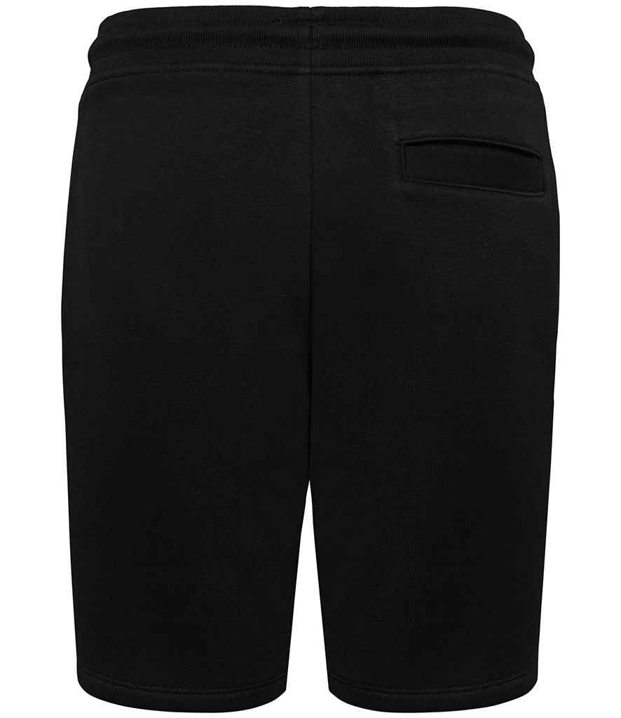 Native Spirit Kids Bermuda Shorts in Black, back view