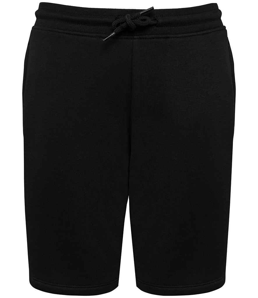 Native Spirit Kids Bermuda Shorts in Black, front view