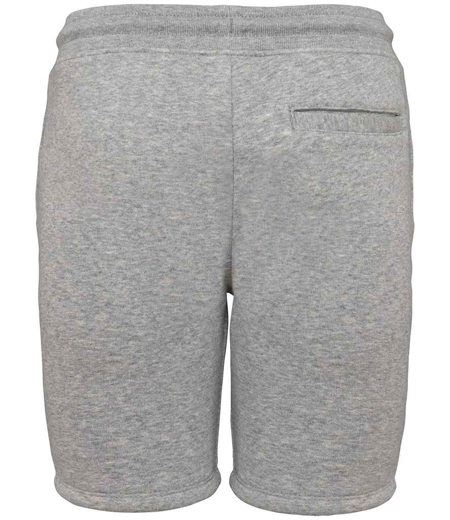 Native Spirit Kids Bermuda Shorts in Moon Grey Heather, back view