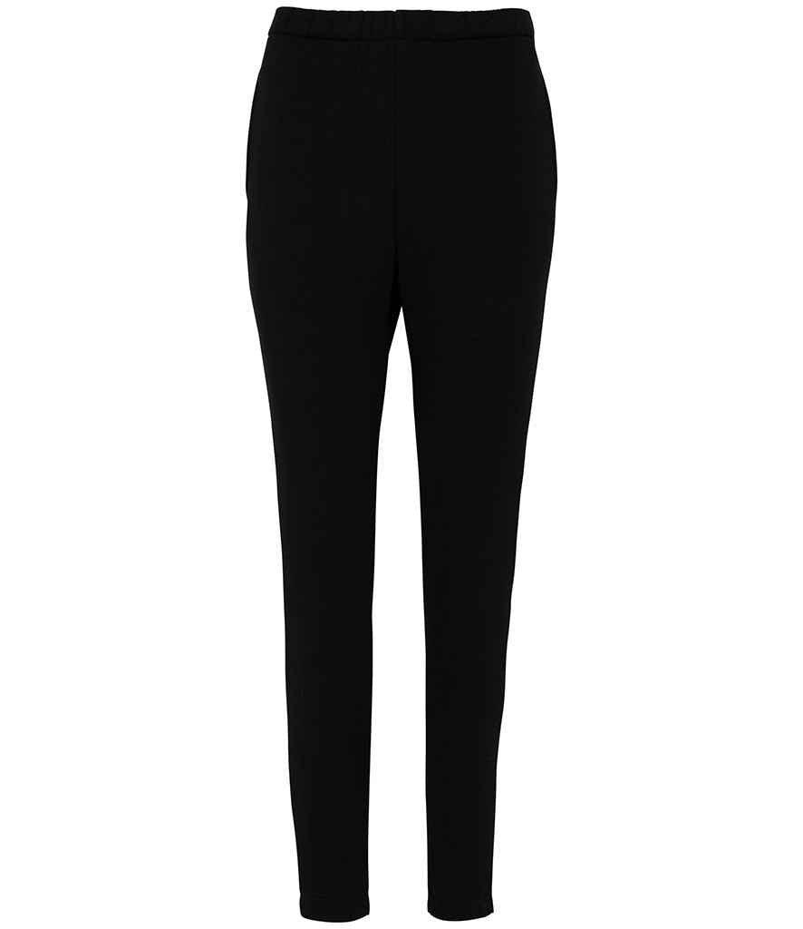 Native Spirit Ladies Jog Pants in Black, front view