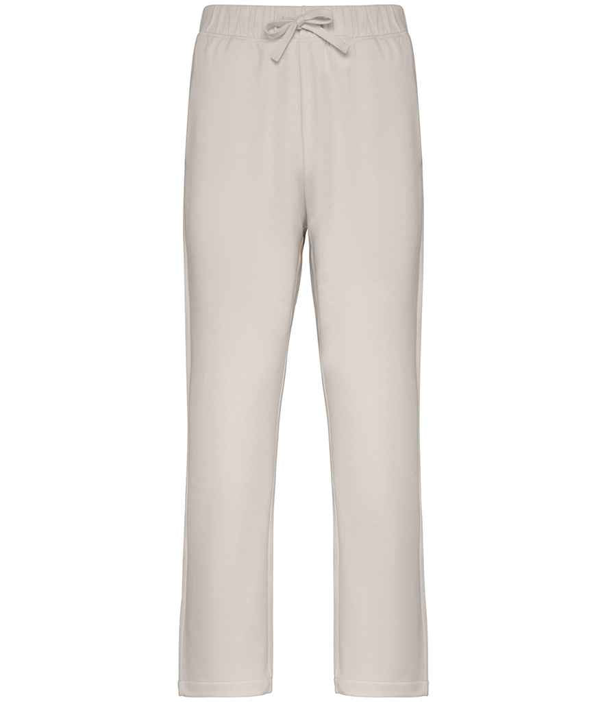 Native Spirit Unisex Loose Jogging Trousers in Ivory, front view
