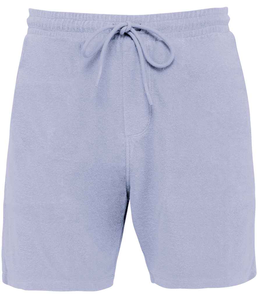 Native Spirit Terry Towel Shorts in Parma, front view