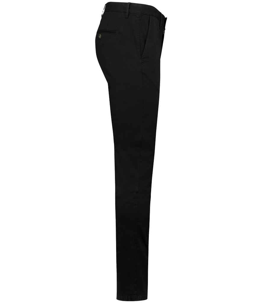Native Spirit Chino Trousers in Black, side view