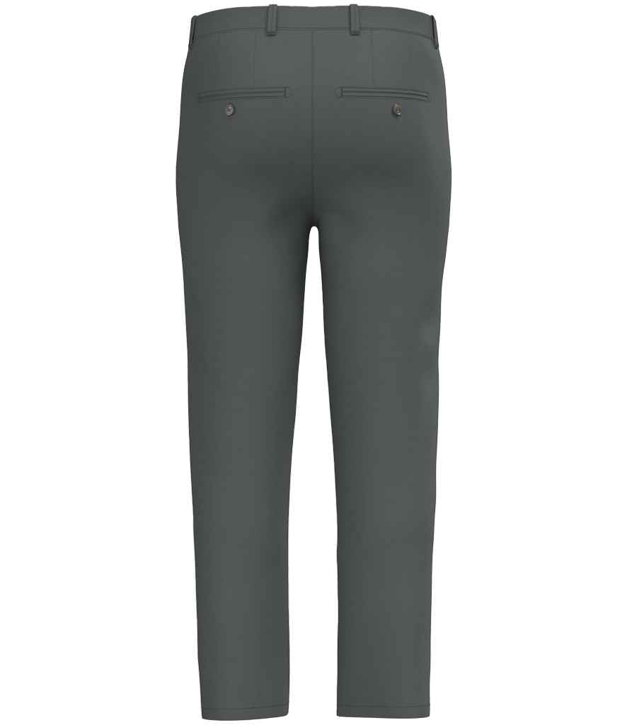 Native Spirit Chino Trousers in Iron Grey, back view