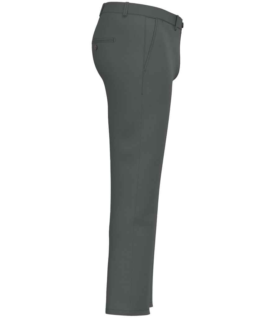 Native Spirit Chino Trousers in Iron Grey, side view