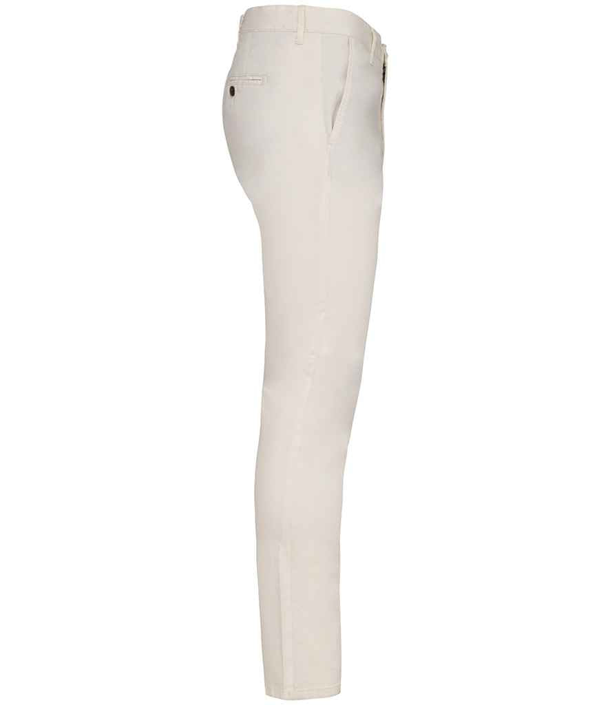 Native Spirit Chino Trousers in Ivory, side view