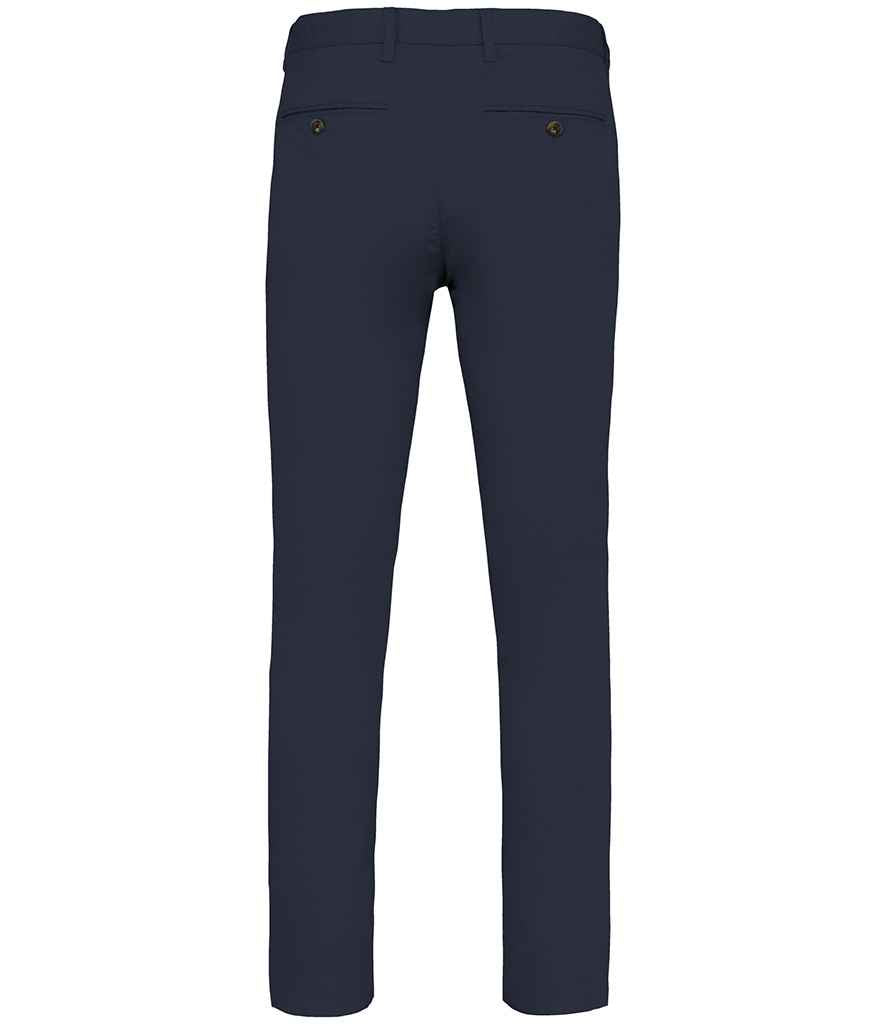 Native Spirit Chino Trousers in Navy, back view
