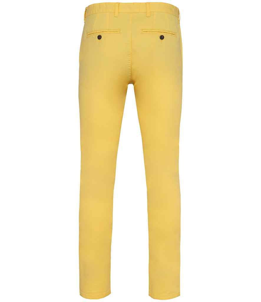 Native Spirit Chino Trousers in Pineapple, back view