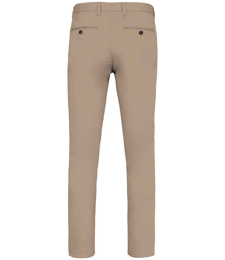 Native Spirit Chino Trousers in Wet Sand, back view