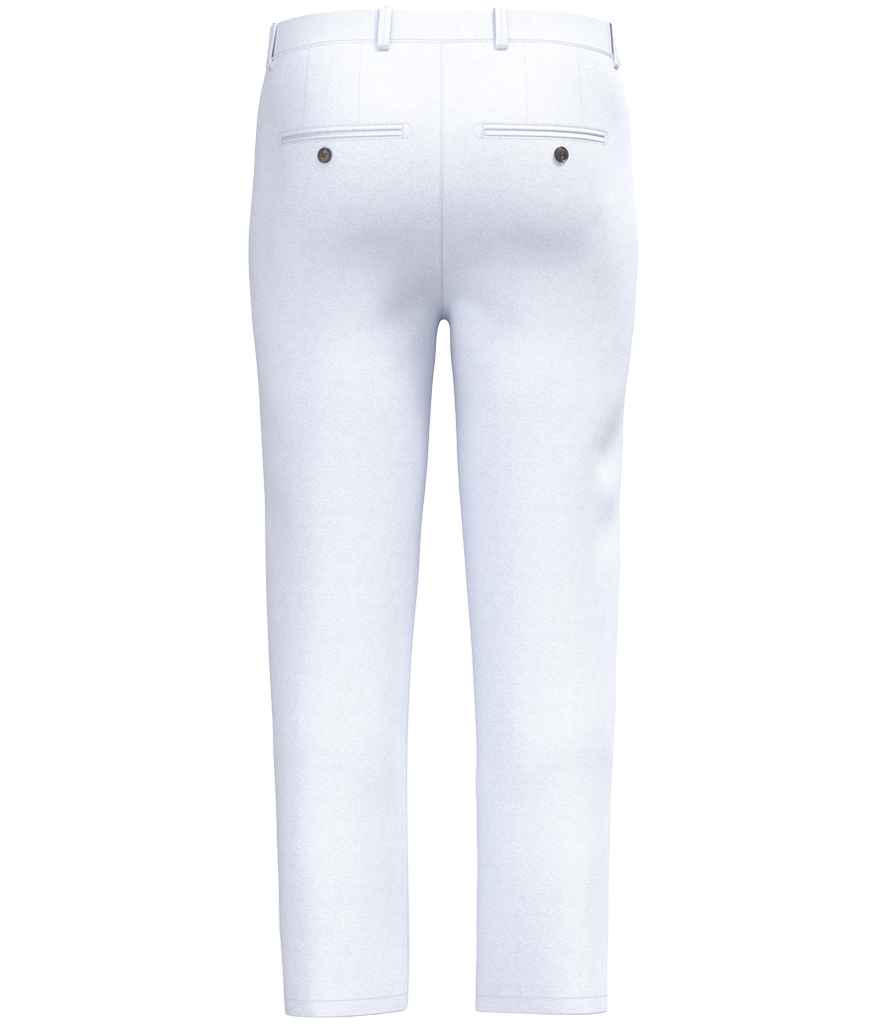 Native Spirit Chino Trousers in White, back view