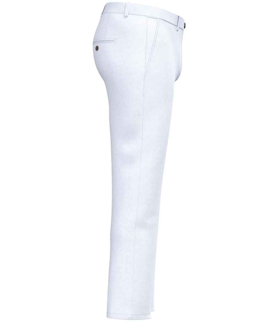 Native Spirit Chino Trousers in White, side view