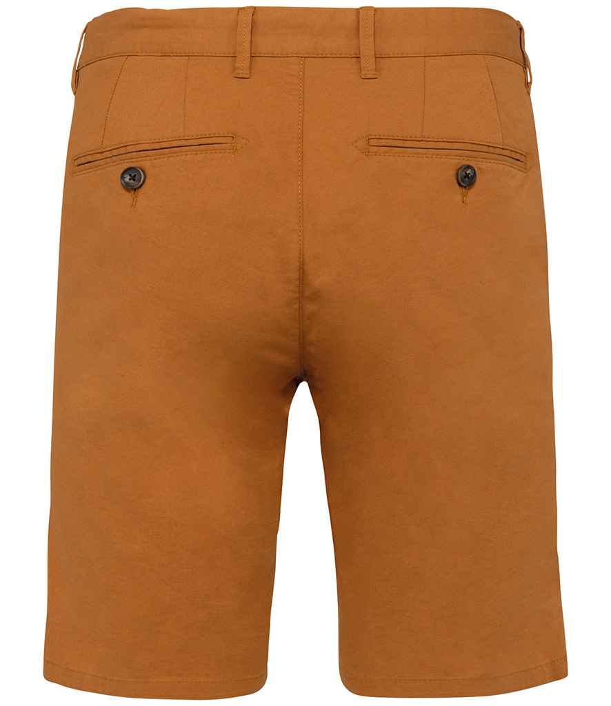 Native Spirit Chino Shorts in Brown Sugar, back view
