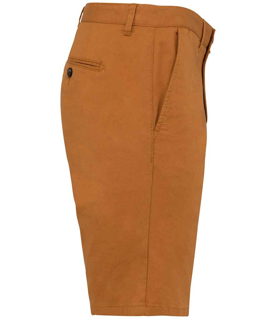 Native Spirit Chino Shorts in Brown Sugar, side view