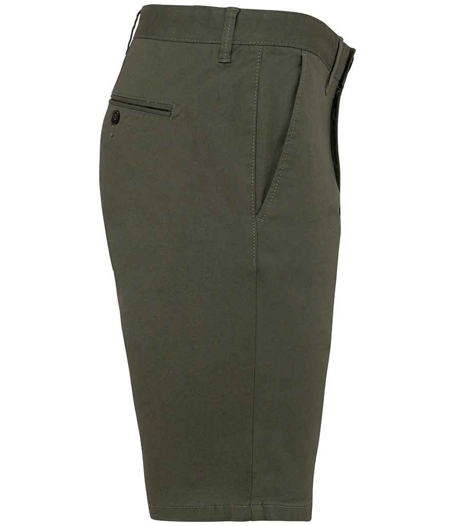Native Spirit Chino Shorts in Organic Khaki, side view
