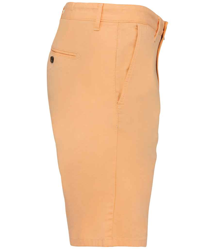 Native Spirit Chino Shorts in Pastel Apricot, side view