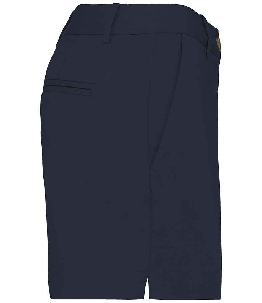 Native Spirit Ladies Chino Shorts in Navy, side view