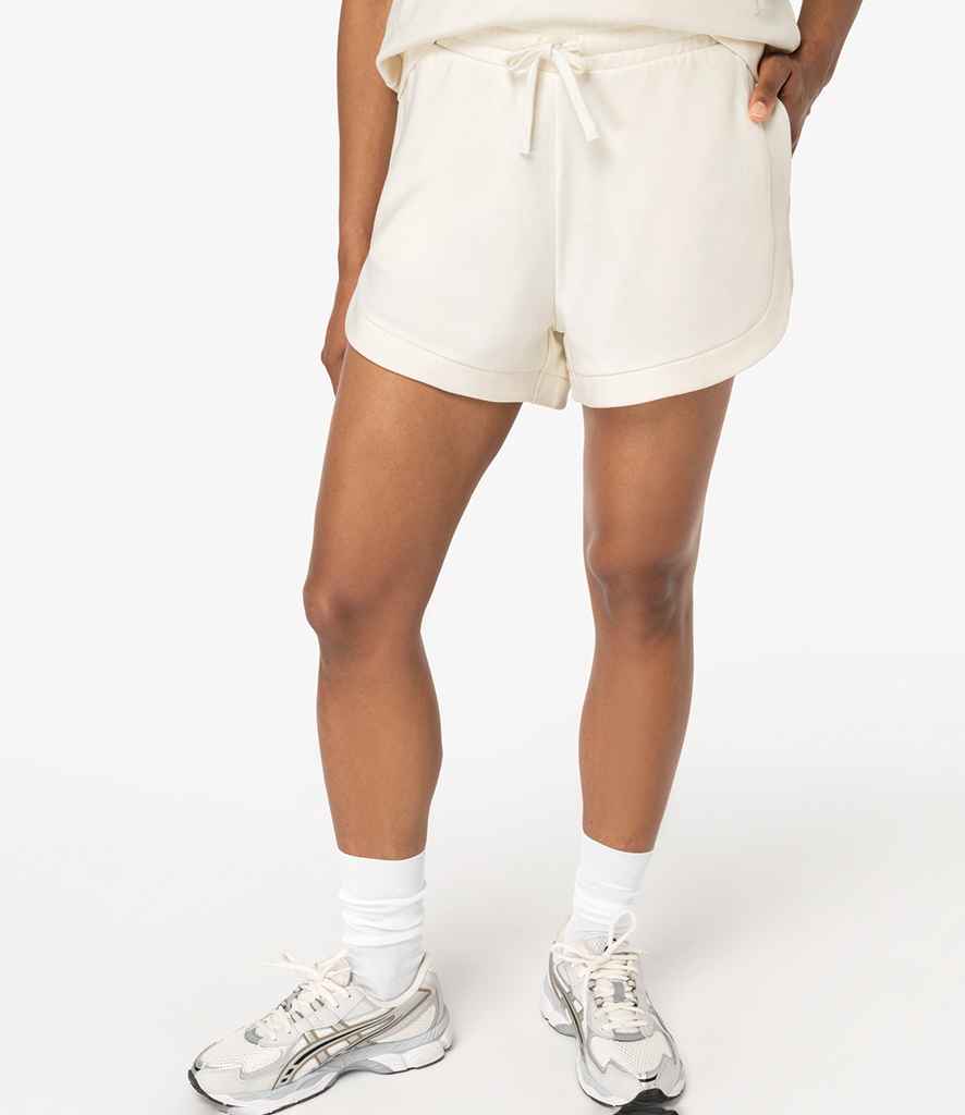 Native Spirit Ladies French Terry Shorts in Ivory