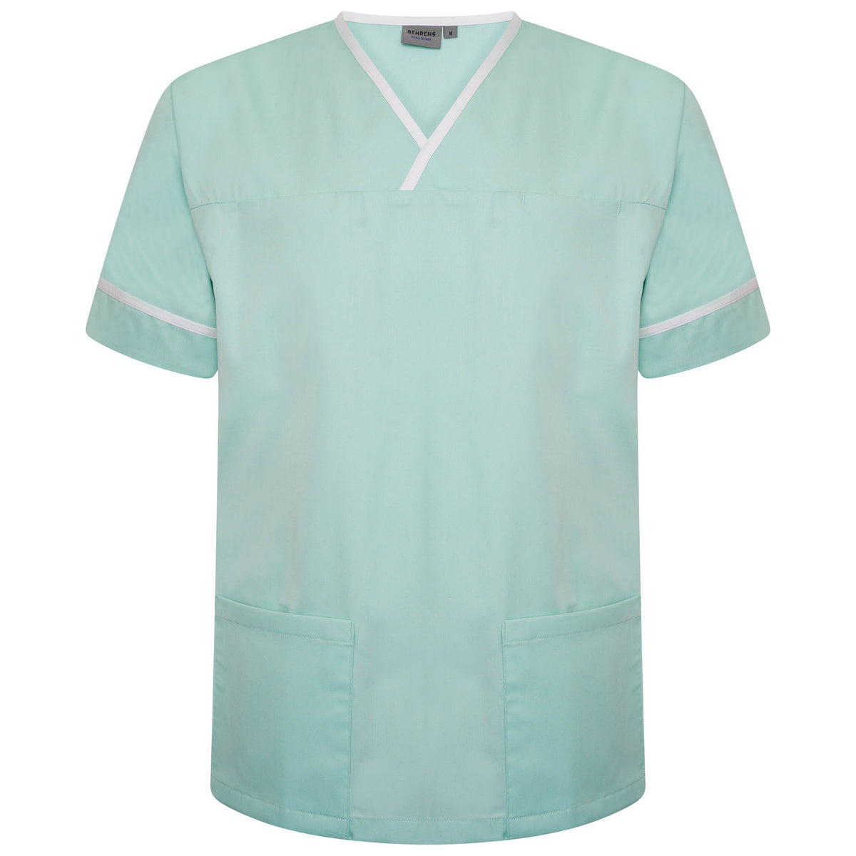 Behrens Contrast Trim Smart Scrub Top, image 3