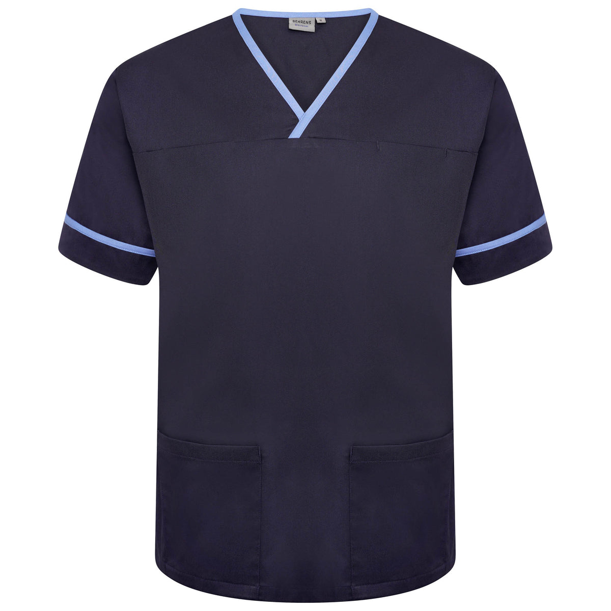Behrens Contrast Trim Smart Scrub Top, image 9
