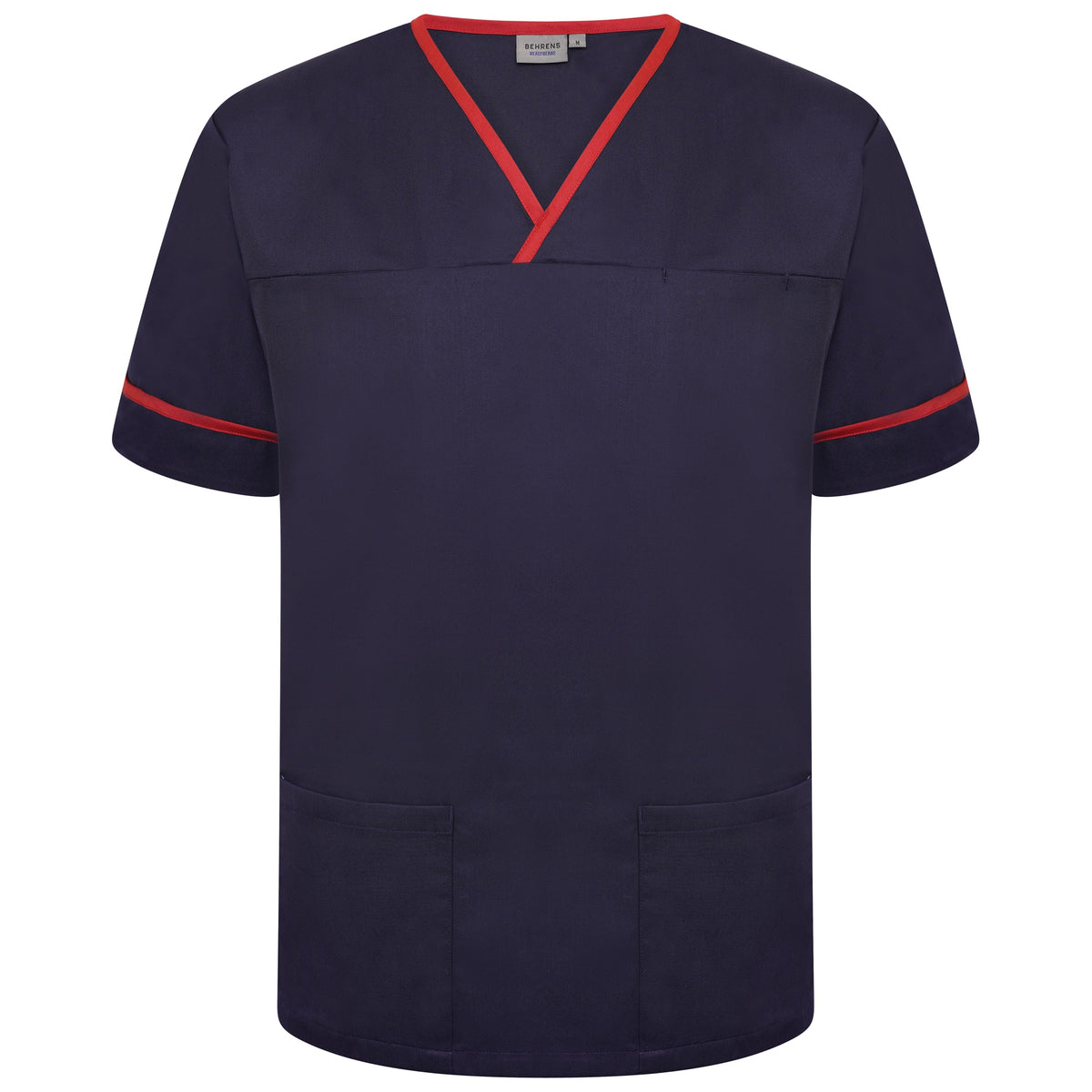 Behrens Contrast Trim Smart Scrub Top, image 10