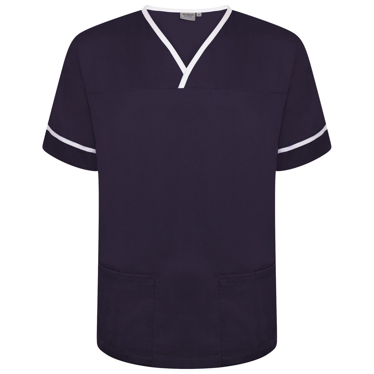 Behrens Contrast Trim Smart Scrub Top, image 11