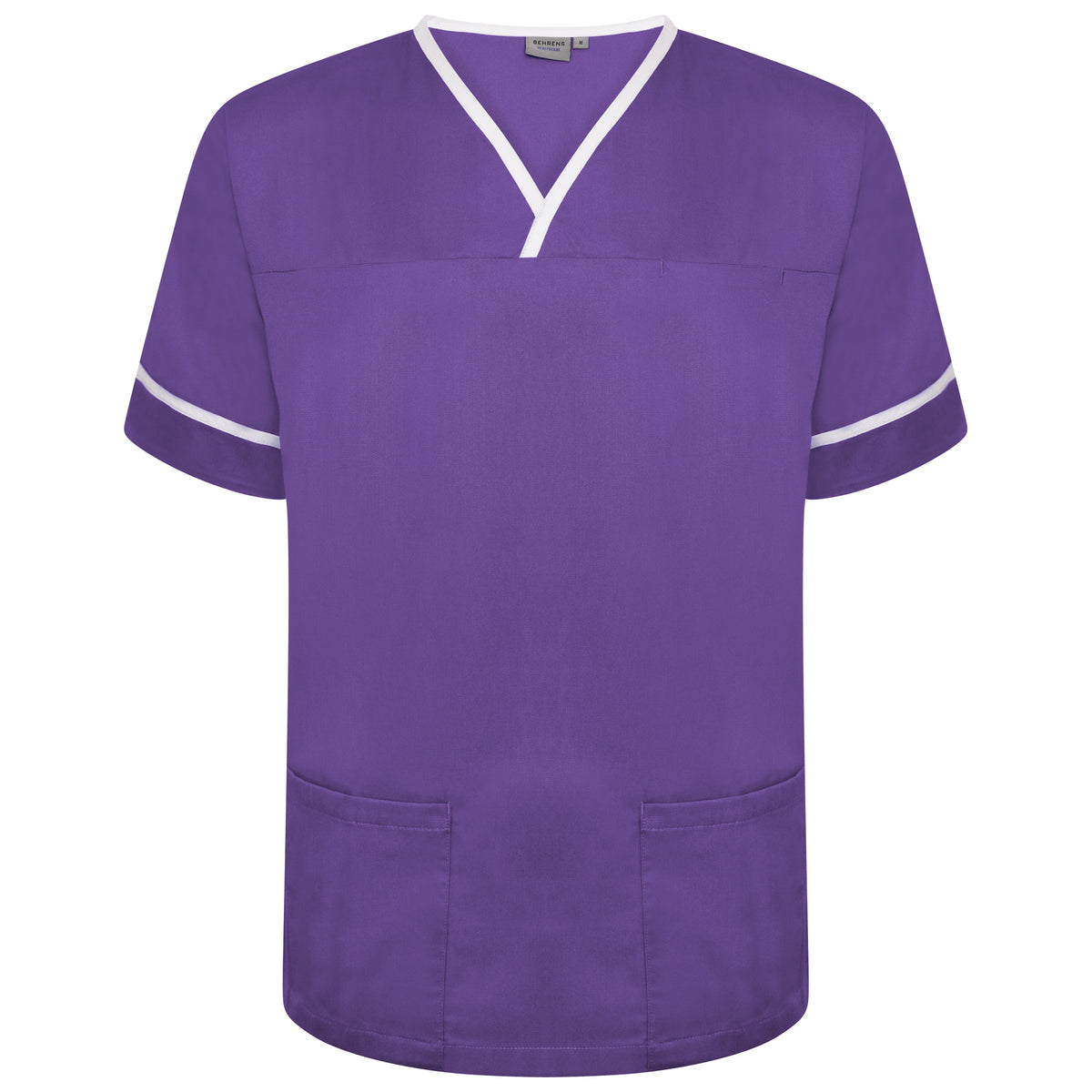 Behrens Contrast Trim Smart Scrub Top, image 12