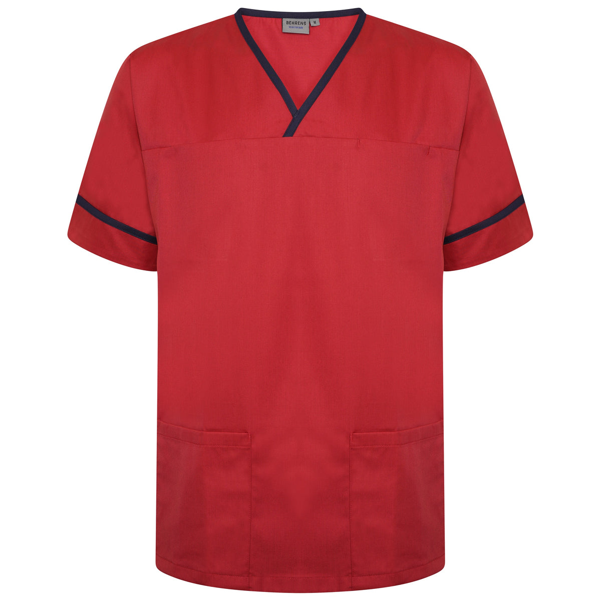 Behrens Contrast Trim Smart Scrub Top, image 13