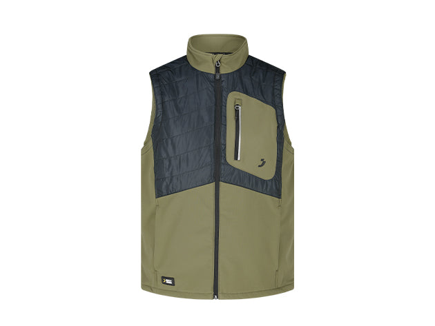 Safety Jogger Oak Body Warmer M - Khaki/Black