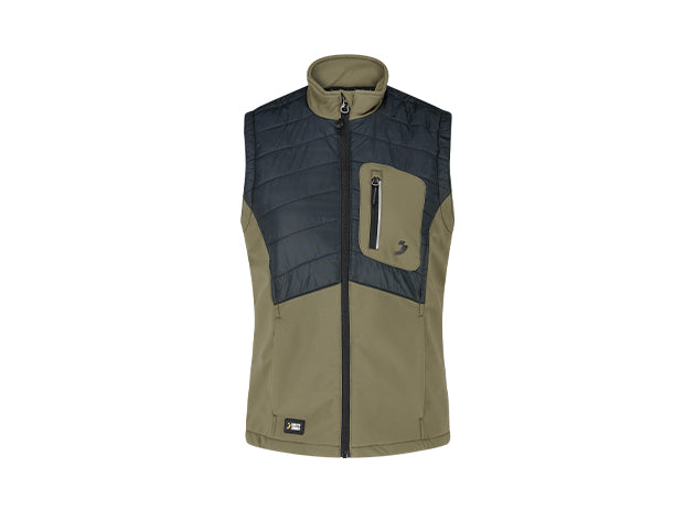 Safety Jogger Oak Body Warmer W - Khaki/Black