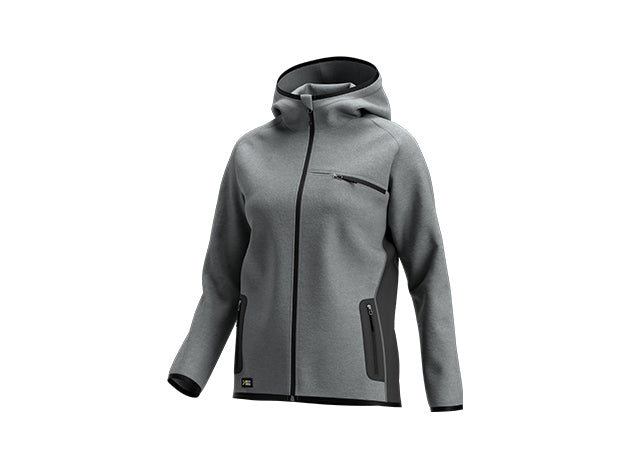 Safety Jogger Oak Hoodie W - Light Grey/Dark Grey