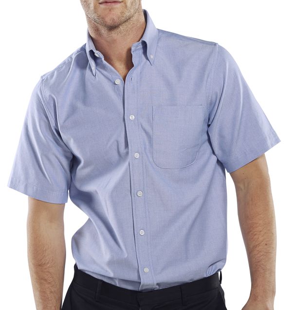 Click Beeswift Oxford Shirt Short Sleeve, main product image
