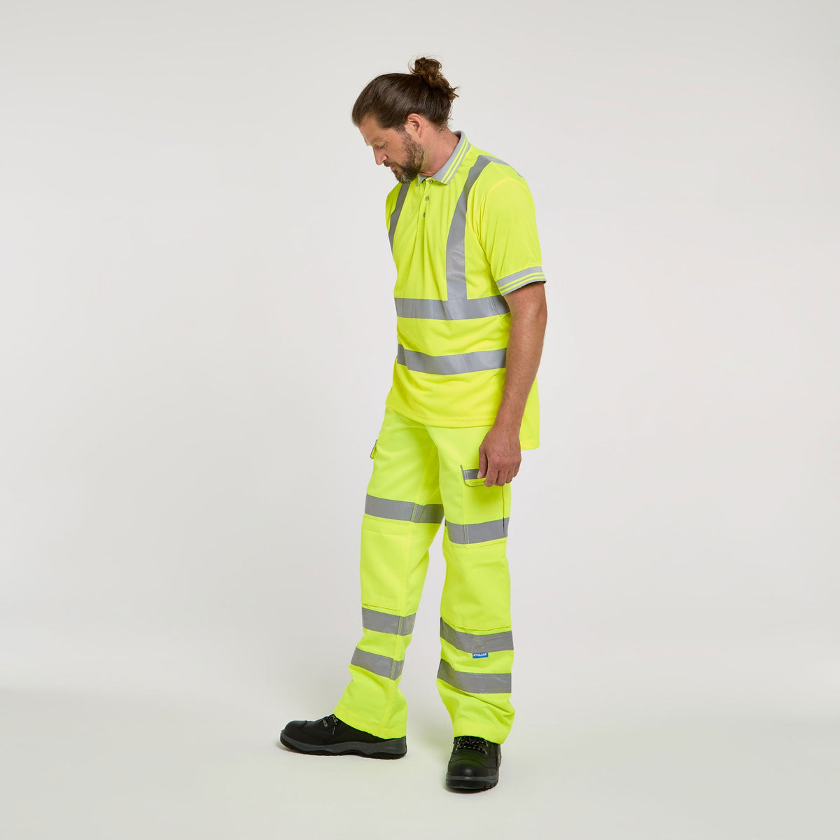 Pulsar Short Sleeve Polo Shirt Yellow, image 2