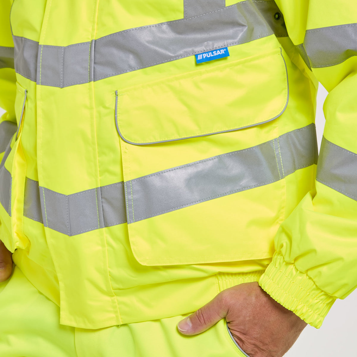 Pulsar Padded Bomber Jacket Yellow, image 4