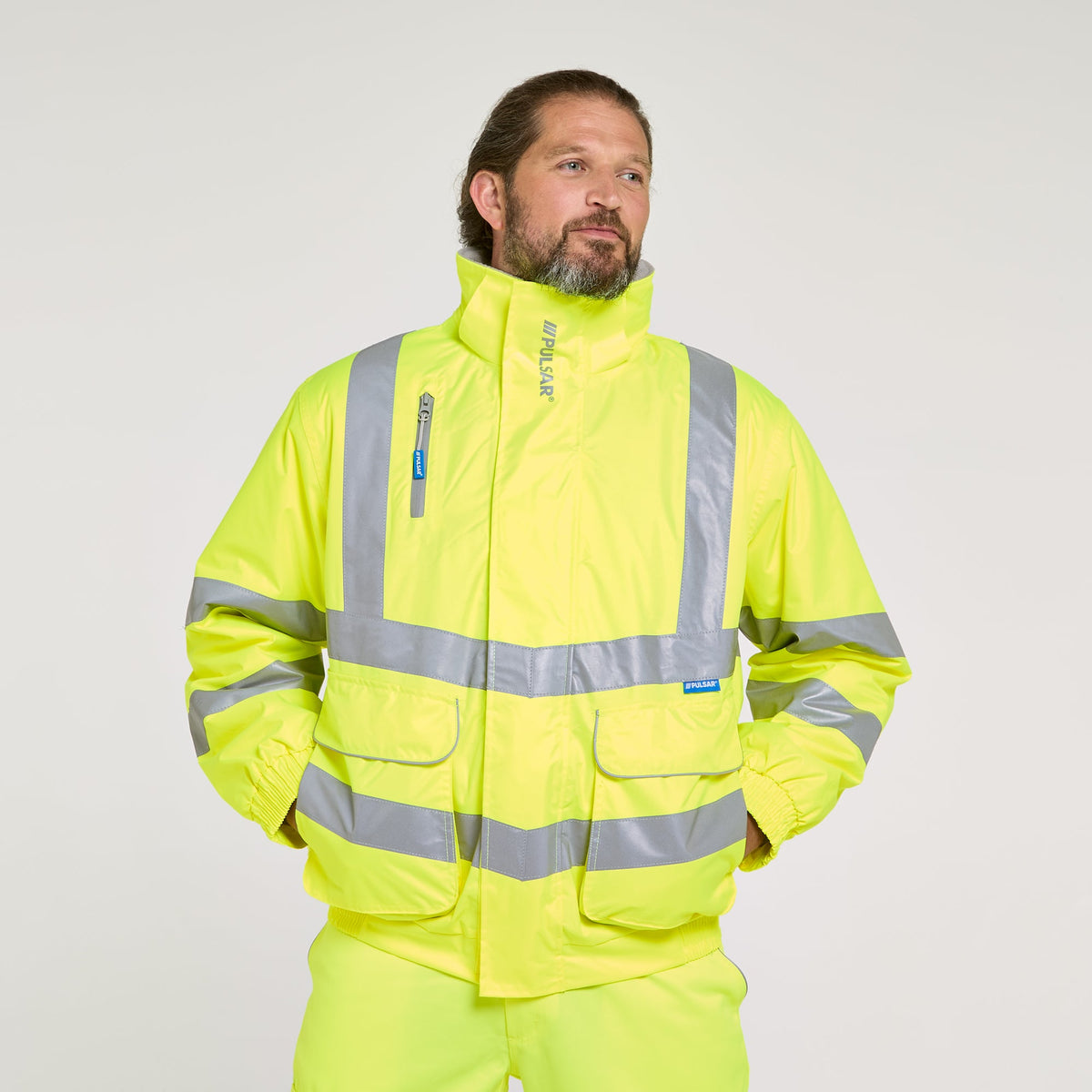 Pulsar Padded Bomber Jacket Yellow, image 2