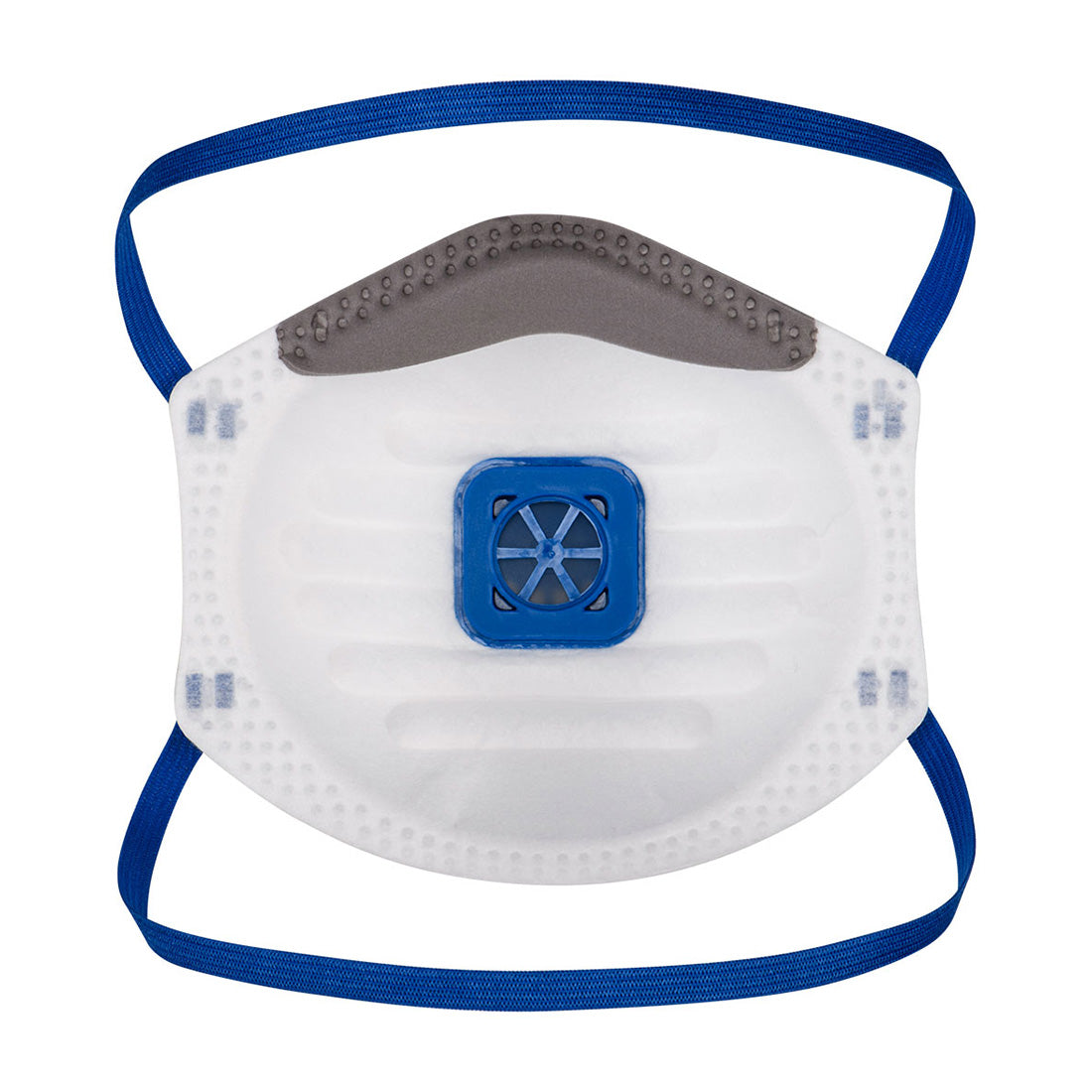 Portwest P201 FFP2 Valved Respirator (Pk10) in White, back view