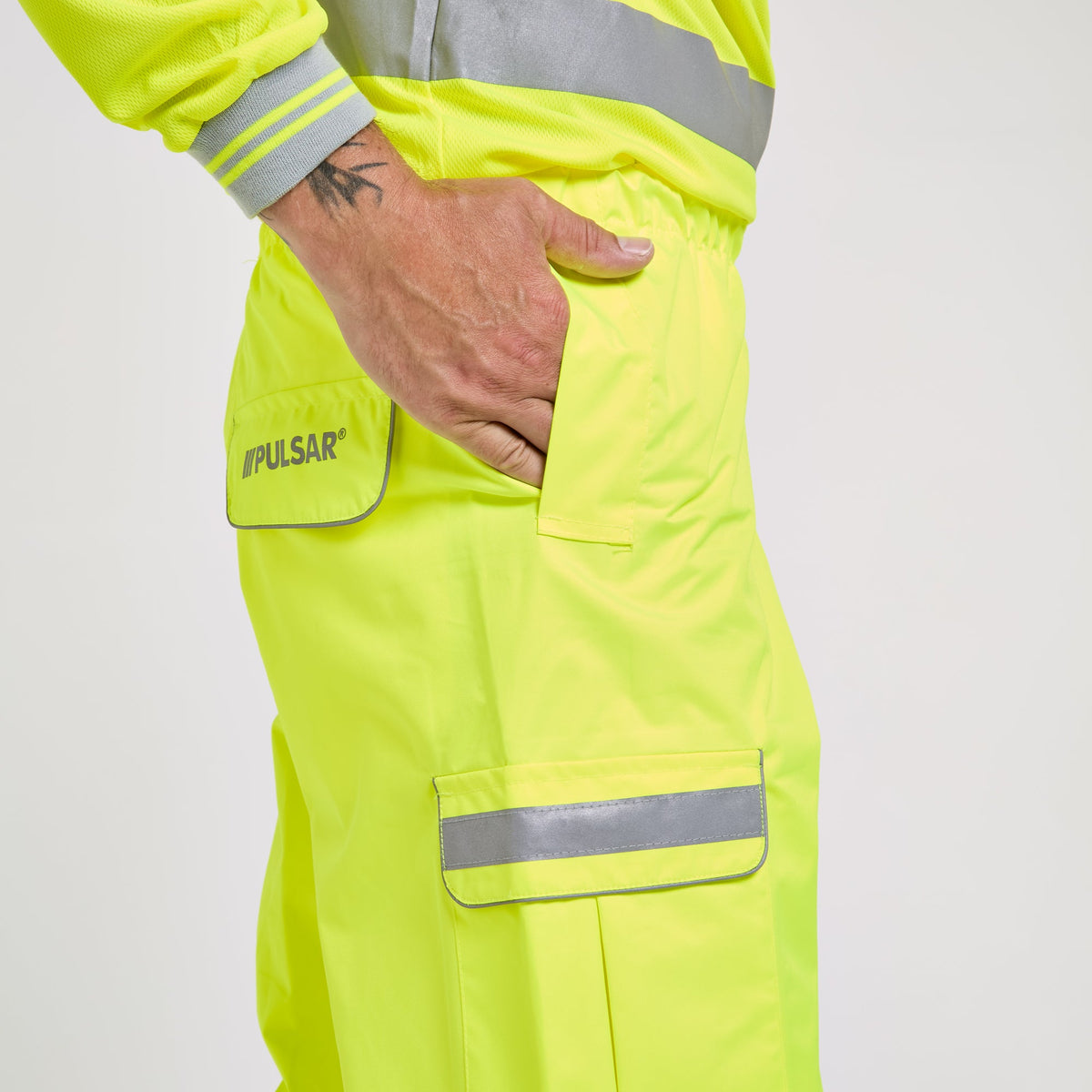 Pulsar Waterproof Overtrousers Yellow, image 6