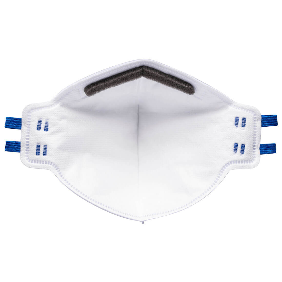 Portwest P250 FFP2 Fold Flat Respirator (Pk20) in White, back view