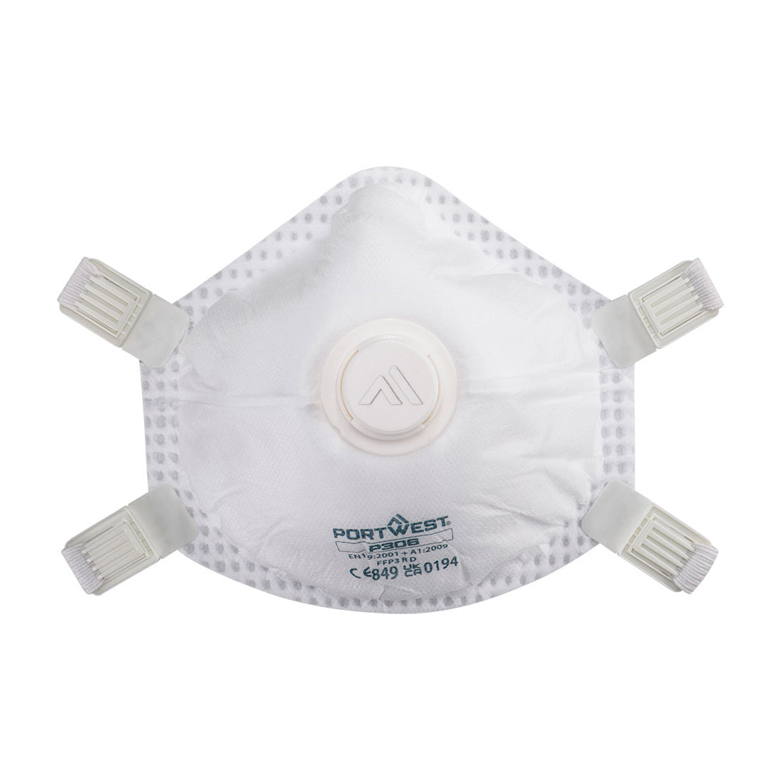Portwest FFP3 Ultimate Valved Reusable Respirator in White, main product image
