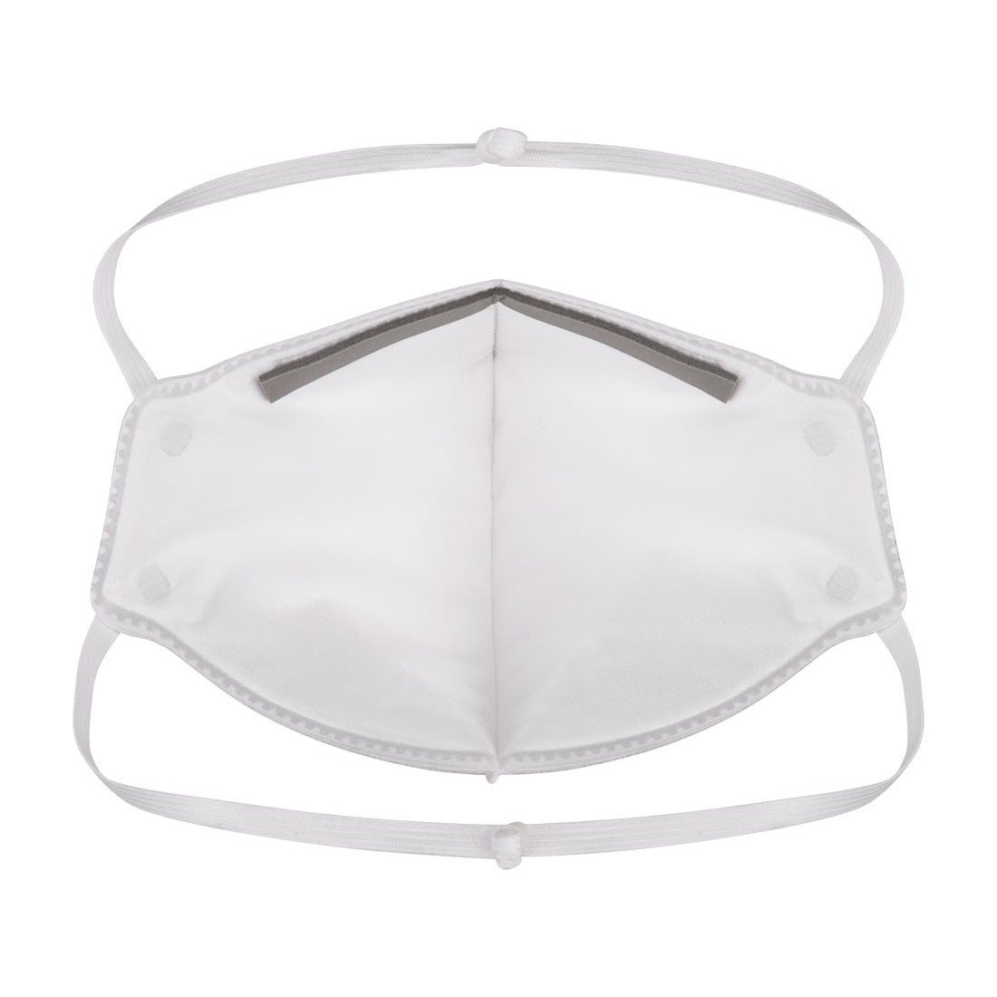 Portwest P350 FFP3 Dolomite Fold Flat Respirator (Pk20) in White, back view