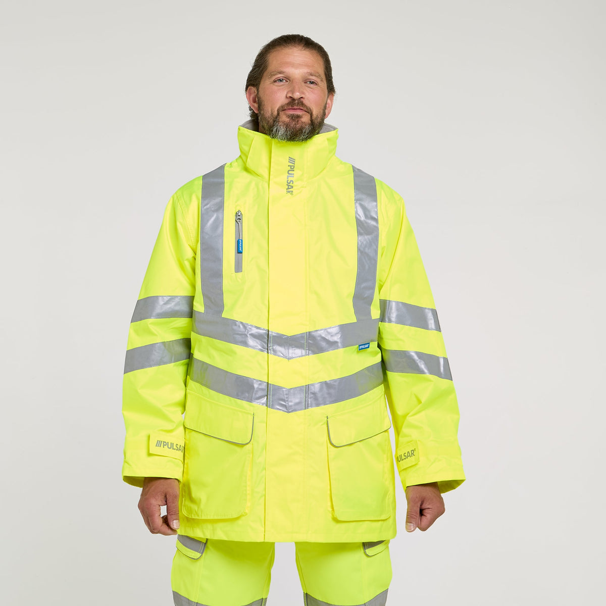 Pulsar Mesh Lined Storm Coat Yellow, image 2