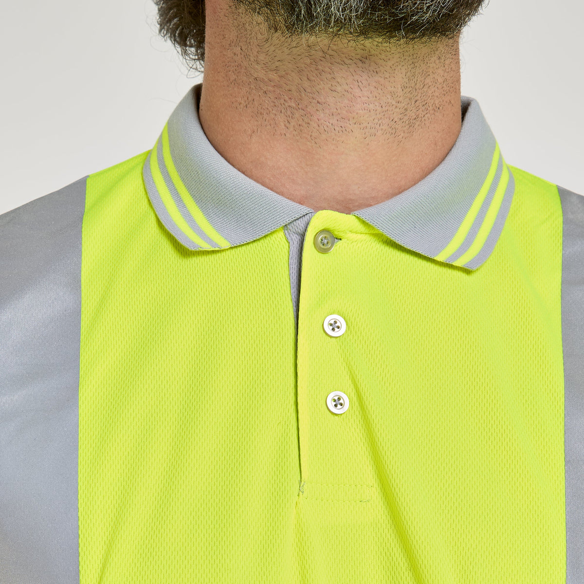 Pulsar Long Sleeve Polo Shirt Yellow, image 3