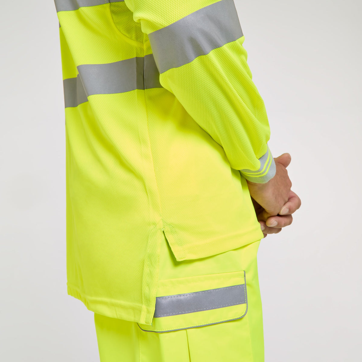 Pulsar Long Sleeve Polo Shirt Yellow, image 7