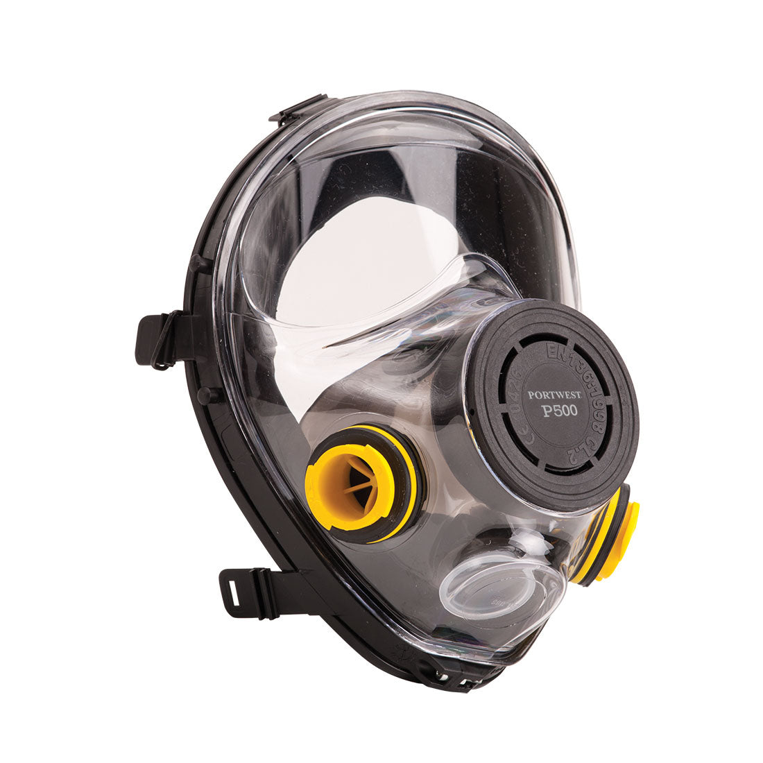 Portwest Vienna Full Face Mask in Black, main product image