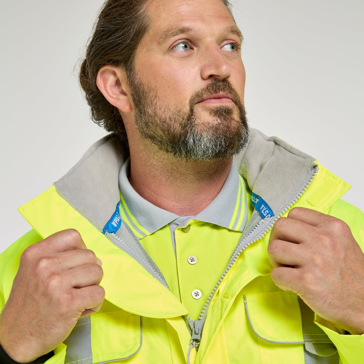 Pulsar Mesh Lined Coverall Yellow, image 3