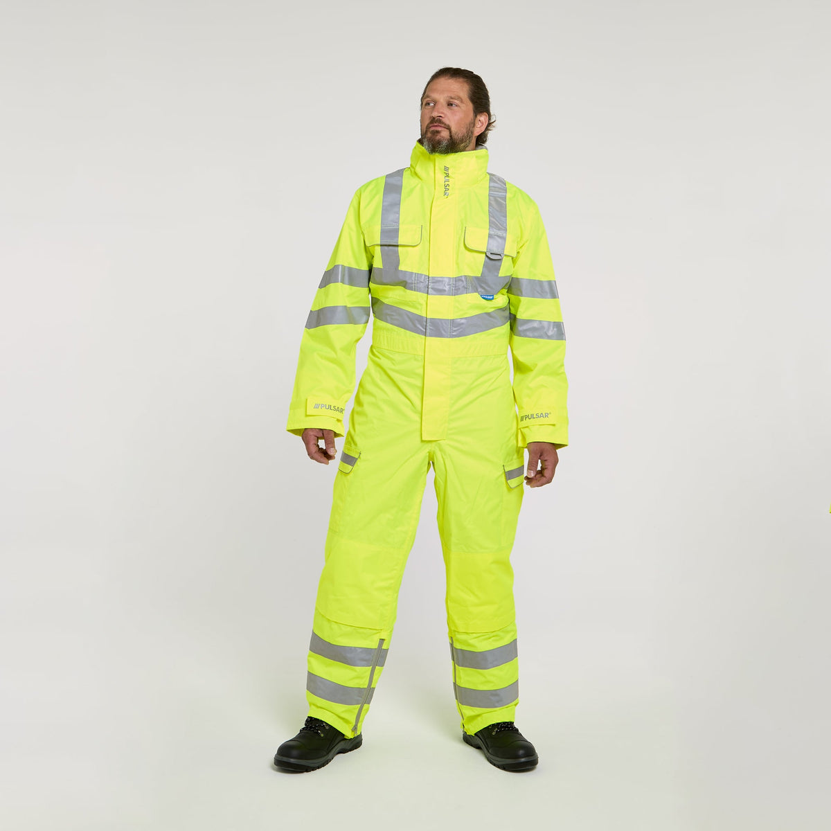 Pulsar Mesh Lined Coverall Yellow, image 2