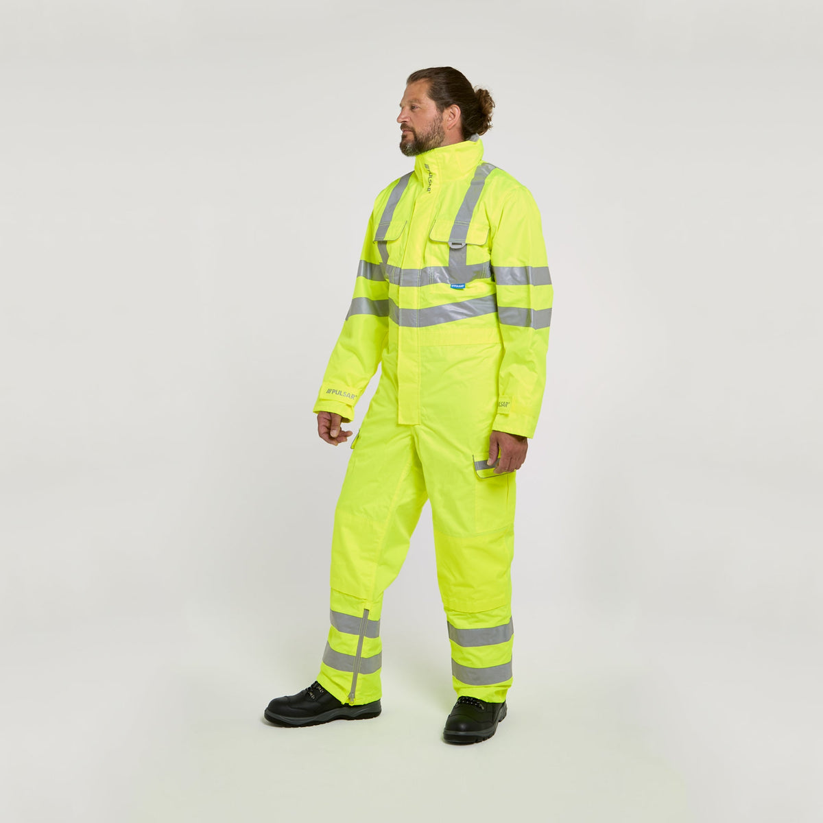 Pulsar Mesh Lined Coverall Yellow, image 4