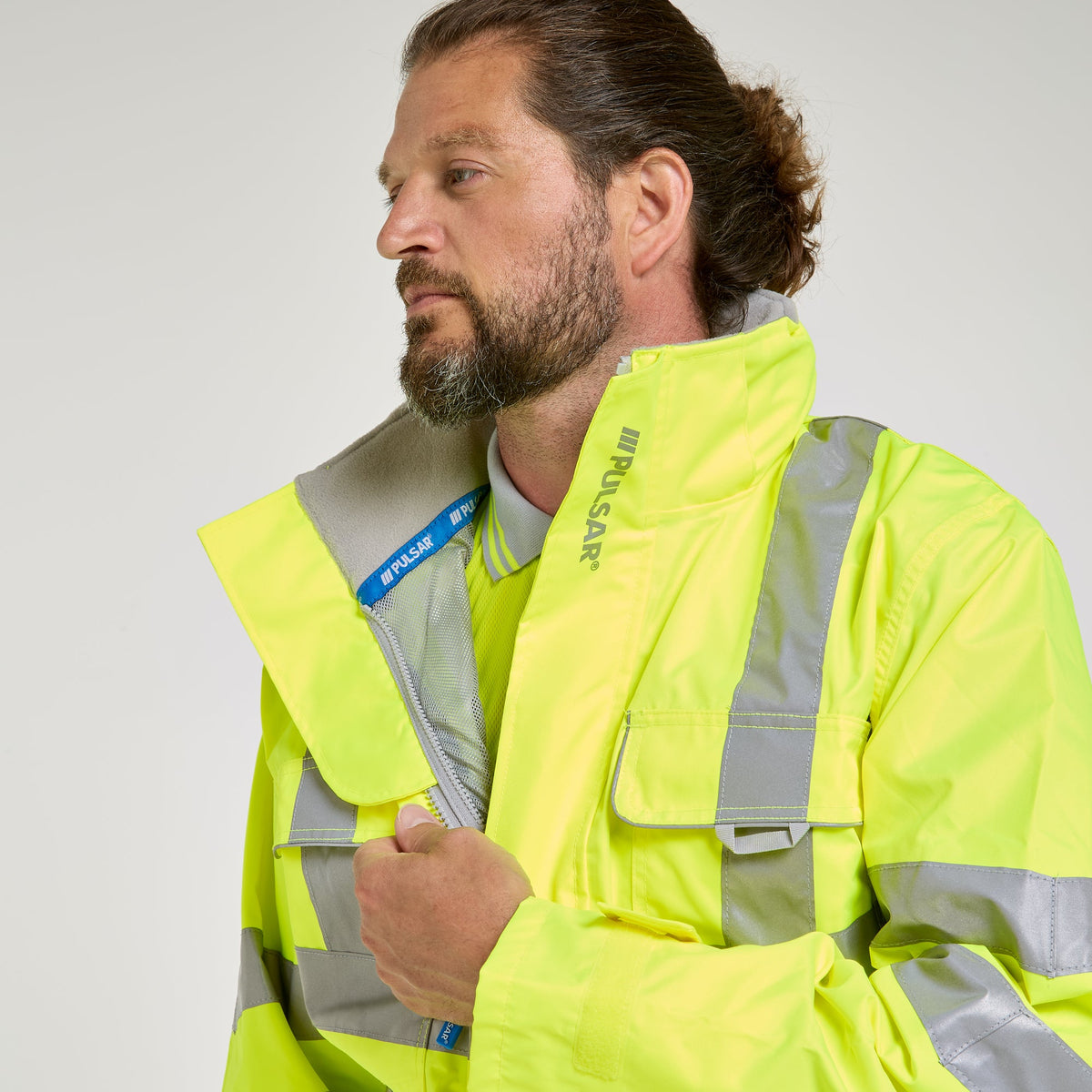 Pulsar Mesh Lined Coverall Yellow, image 9