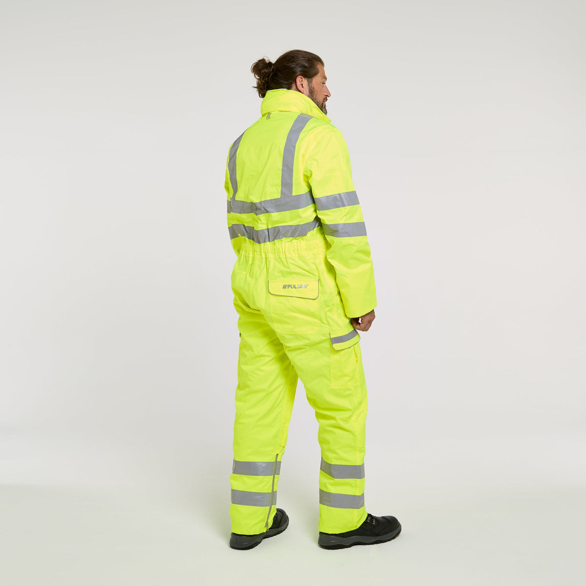 Pulsar Mesh Lined Coverall Yellow, image 12
